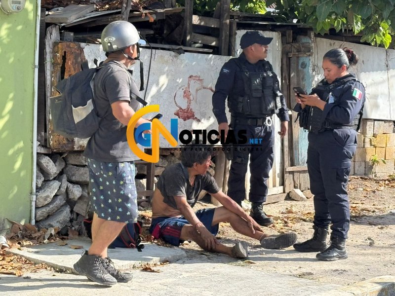 Un hombre fue violentamente atacado con piedras y palos en la Región 102