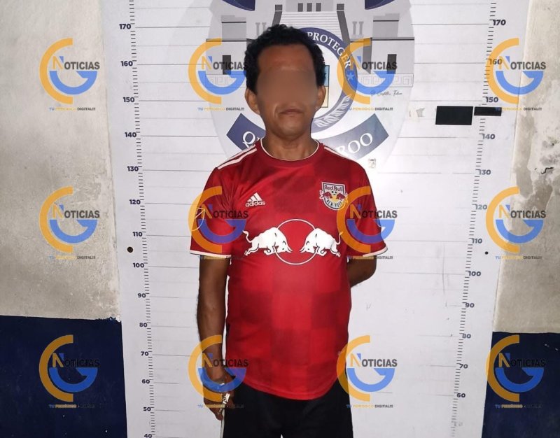 Un imprudente y agresivo taxista fue puesto tras las rejas la madrugada de este domingo luego de que casi choca a una patrulla en la Región 228.