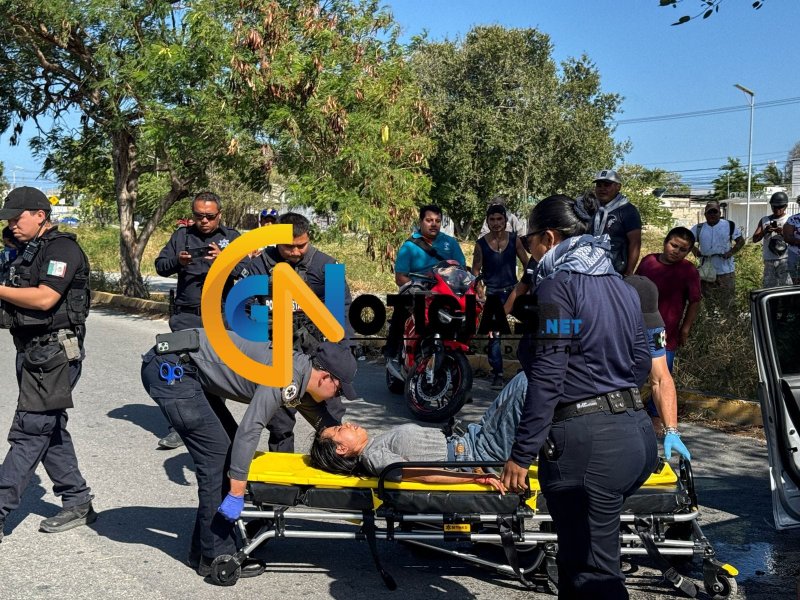 Una pareja resultó lesionada la tarde de este sábado