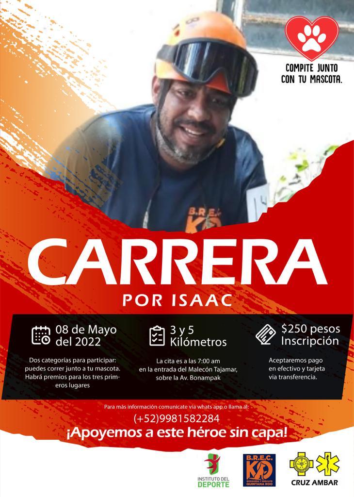 ¡Vamos a correr por Isaac!