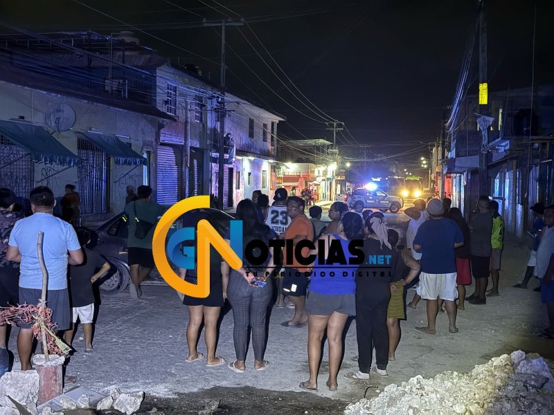 Vecinos de la Región 227 bloquean avenida por falta de luz; llevan casi 19 horas sin energía eléctrica