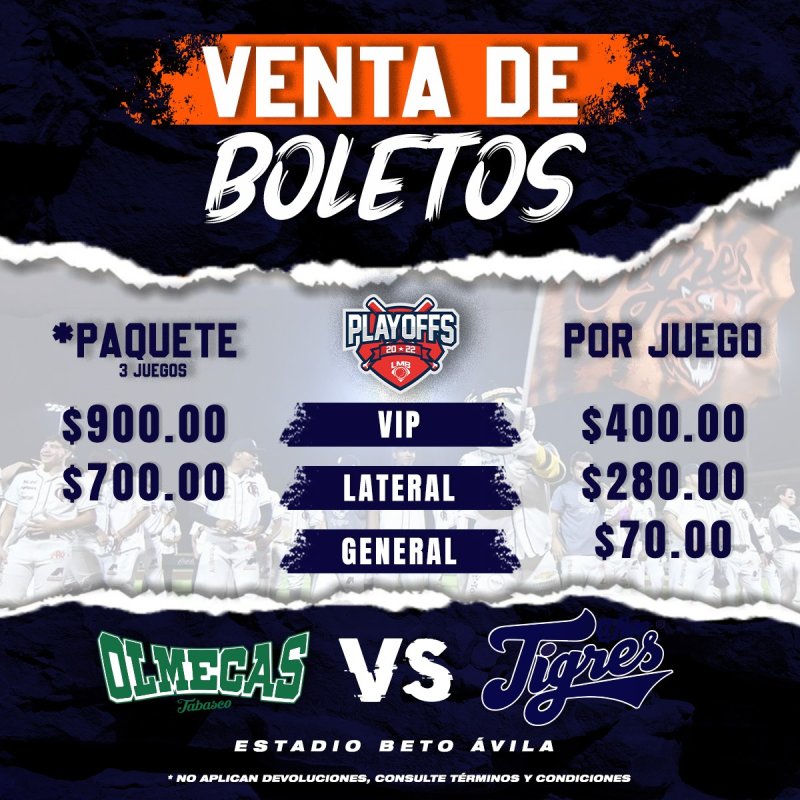 Venta de boletos para Playoffs