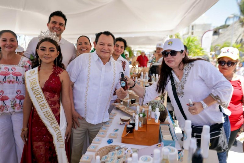 Visitaron más de 10 mil personas Festival Renacer de la Costa Yucateca 2025
