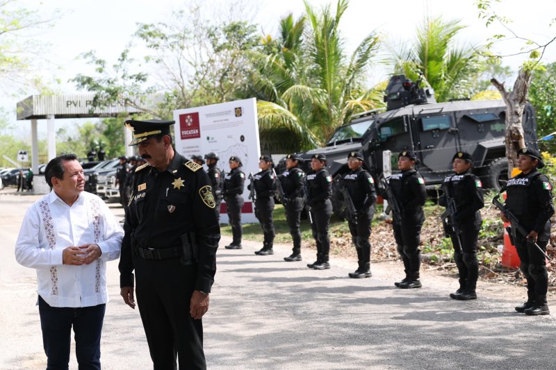 YUCATÁN FORTALECE LA SEGURIDAD EN FRONTERA CON QUINTANA ROO