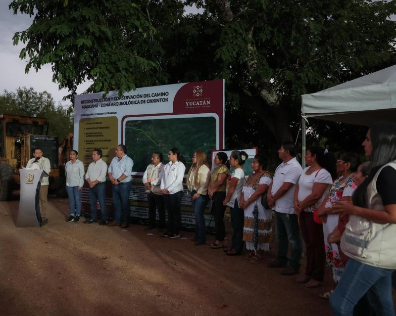 Yucatán moderniza acceso a la zona arqueológica de Oxkintok