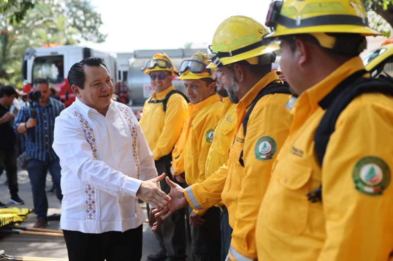 Yucatán preparado para prevención y combate de incendios