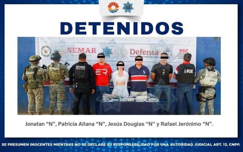 Detienen a cuatro personas durante operativo Blindaje Cancún