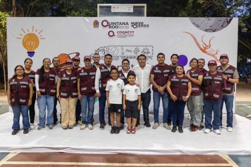 Inaugura COQHCYT “Planetario en tu Colonia” en Cancún