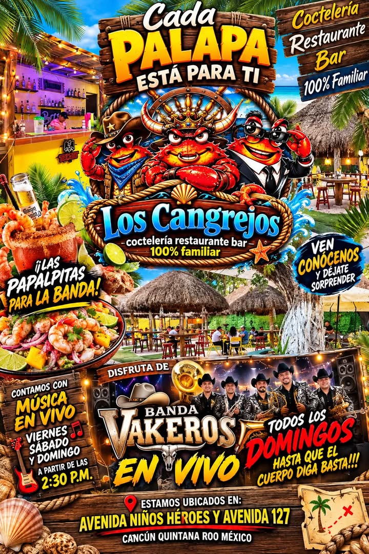 Los Kangrejos abre sus palapas con música en vivo