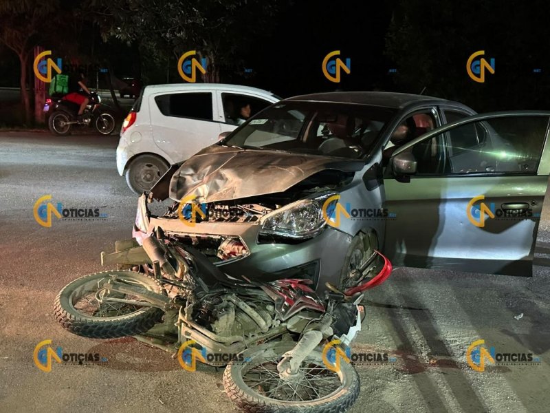 Accidente de tránsito en Cancún deja tres heridos, incluido un bebé