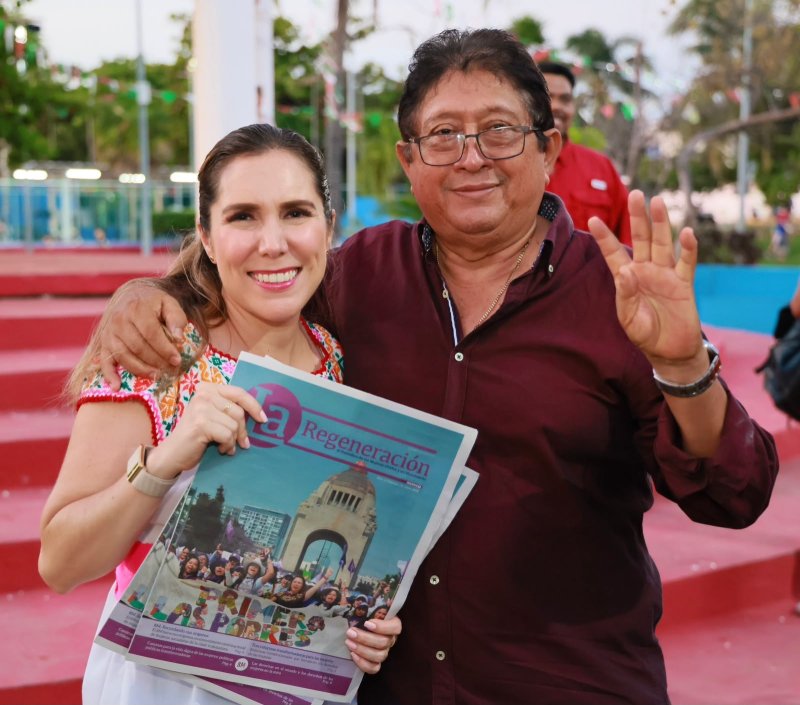 Atenea Gómez Ricalde reafirma compromiso con la Cuarta Transformación