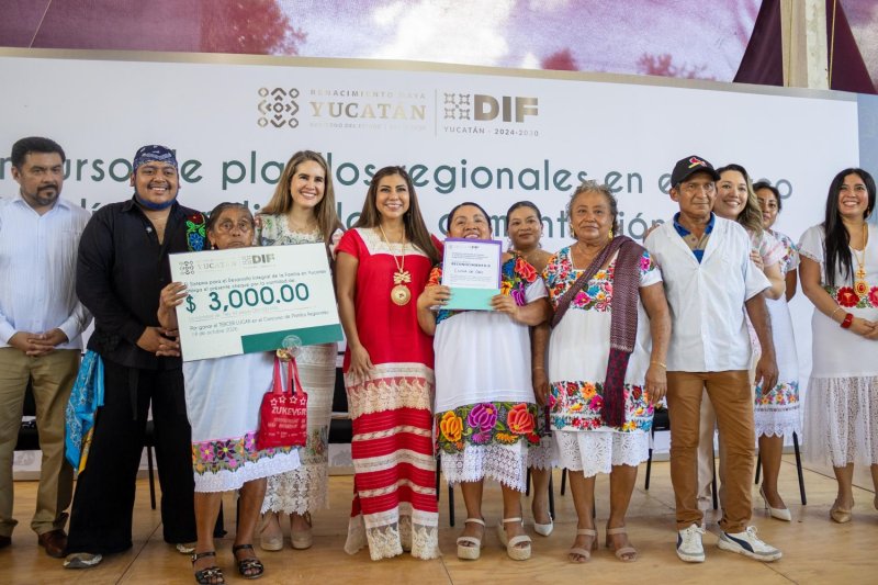 DIF Yucatán celebra concurso de platillos mayas en Tixcacalcupul