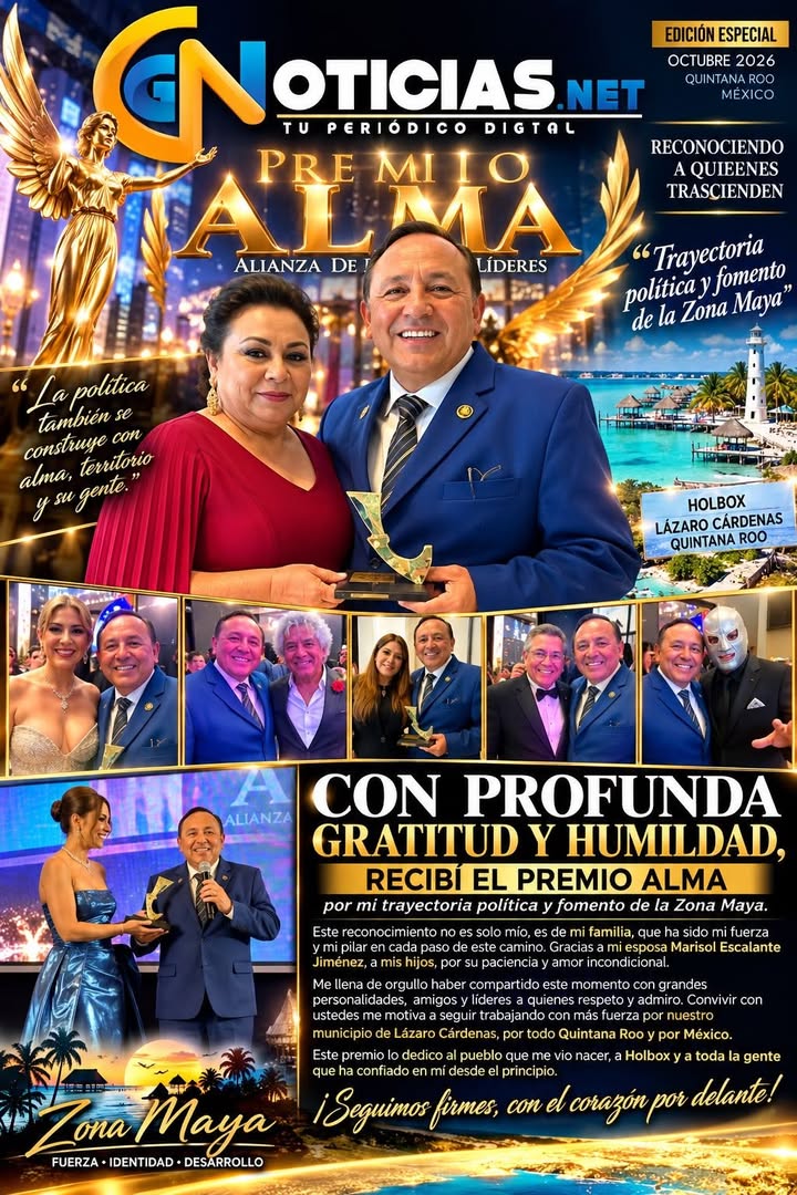 Nivardo Mena recibe el Premio ALMA por su trayectoria política
