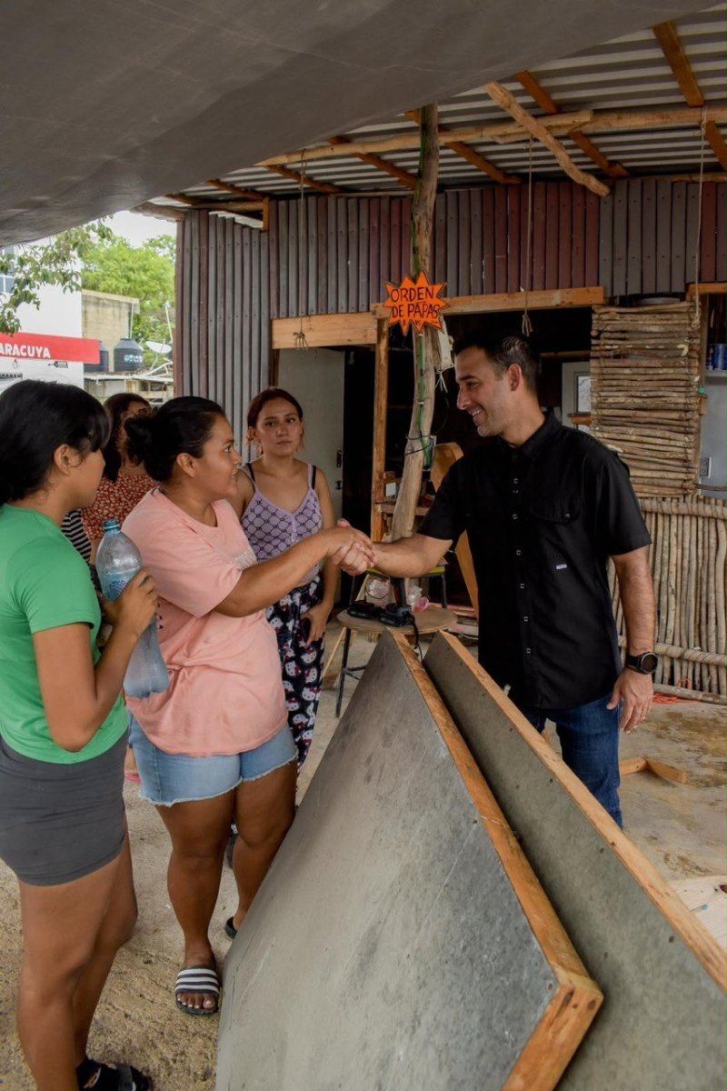 Pablo Gutiérrez lidera recuperación de la avenida Chetumal en Cancún